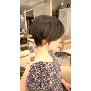 大人可愛い小顔ひし形クビレ丸みボブ20代30代大人ショート