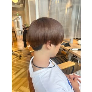 ショコラベージュ × マッシュショート