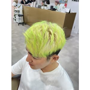 メンズ裾カラー × 短髪 - FACE。石川町【フェイスイシカワチョウ】掲載中
