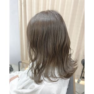 【代官山美容室】グレージュ☆ロングボブ