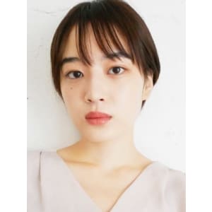 三軒茶屋_レディース_ショート_シースルーバング_丸み_小顔