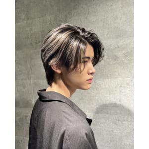 バレイヤージュセンターパート