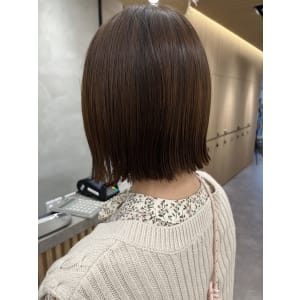 切りっぱなしボブ