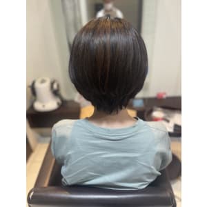 白髪はがしハイライトカラー