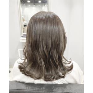 【代官山美容室】ロングボブ☆グレージュ