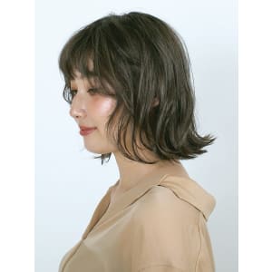 三軒茶屋_レディース_オリーブベージュ_コテ巻き_ボブ_小顔 - HAIR & MAKE EARTH 三軒茶屋店【ヘアメイクアース サンゲンヂャヤテン】掲載中