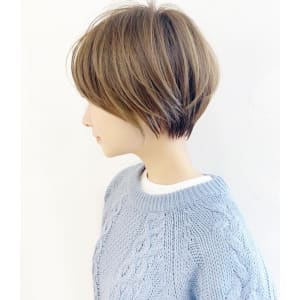 大人可愛い前髪ありのひし形マッシュショートパーマ20代30代 - &STORIES【アンドストーリーズ】掲載中