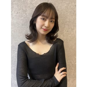 三軒茶屋_レディース_セミロング_韓国巻き_くびれ巻き_小顔