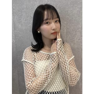 三軒茶屋_レディース_セミロング_韓国巻き_くびれ巻き_小顔