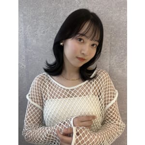 三軒茶屋_レディース_セミロング_韓国巻き_コテ巻き_小顔