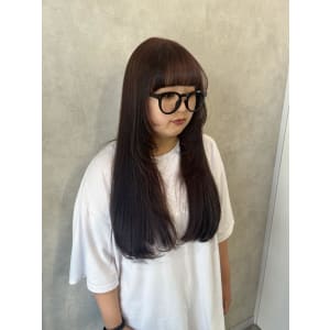 miu&橋本愛海　レッドブラウンと顔まわりレイヤー