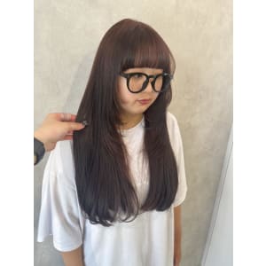 miu&橋本愛海　レッドブラウンと顔まわりレイヤー