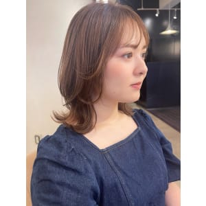 【福岡天神赤坂】20代30代レイヤーボブ/艶カラー