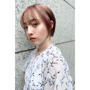 BERRY/デザインカラー/シルキーベージュ/前髪/美髪/夏
