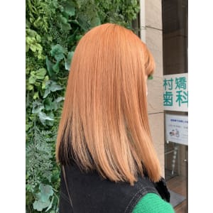 ブリーチカラー／ペールオレンジ/暖色カラー/横浜