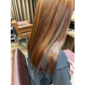 オレンジ×ハイライト