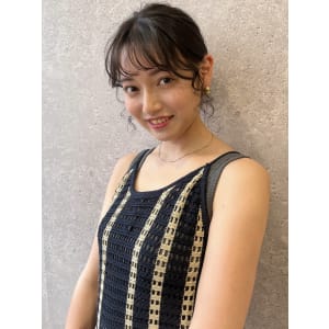 三軒茶屋_レディース_ヘアアレンジ_ヘアセット_ブラウン_