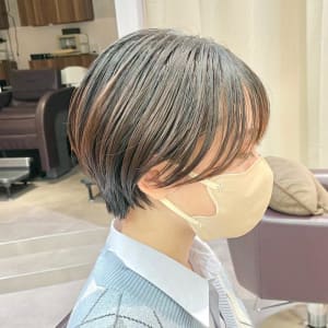 丸みショートボブ【10代20代30代】