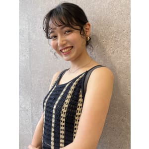 三軒茶屋_レディース_セミロング_ヘアアレンジ_ヘアセット