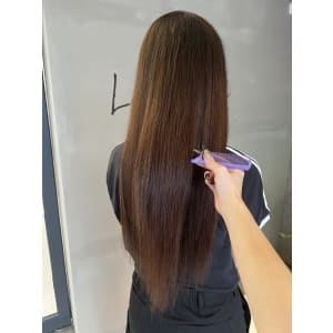 #髪質改善#インナーカラー#エクステ#ヘアセット#縮毛矯正