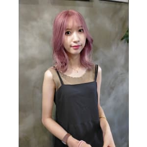 baby pink hair × maeno - enne  hair&organic【エンネ ヘアーアンドオーガニック】掲載中