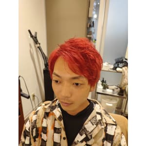 2ブロ＆レッドhair - NAP hair &Nalow homme【ナップ ヘアーアンドナローオム】掲載中