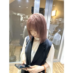 前髪 マルチ ピンクベージュ インナーグレージュ ウルフ - ARCANA 明治神宮前 表参道 原宿【アルカナ メイジジングウマエ オモテサンドウ ハラジュク】掲載中