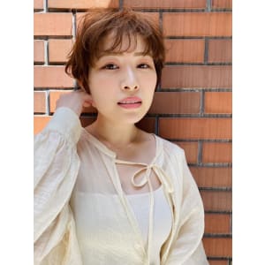 【寺本】丸顔補正ふわふわショート！