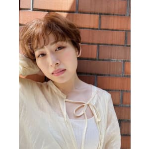 【寺本】丸顔補正ふわふわショート！