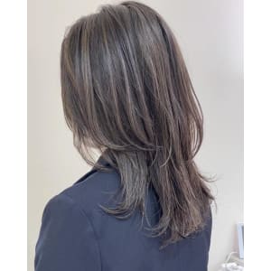 ハイレイヤーカット×コントラストハイライト