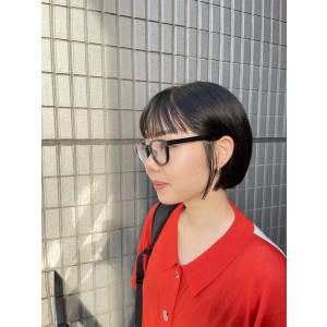 ぱつっと　ボブ