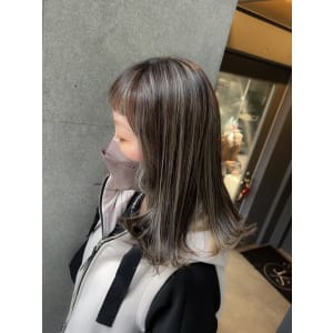 脱白髪染めハイライト/白髪にお悩みの方に/30代40代50代