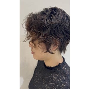 【大人女性オススメ】ニュアンスショートパーマヘア