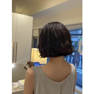 くせ毛ボブ