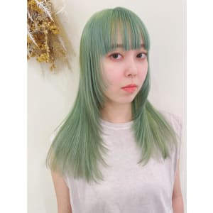 ブリーチペールカラー　ミントグリーン