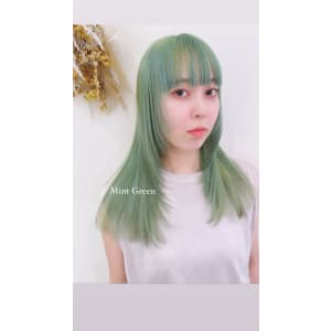 ブリーチペールカラー　ミントグリーン