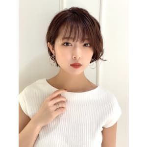 大人可愛いカジュアルショート/30代/40代/50代/小顔/