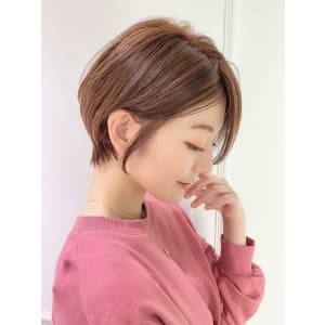 絶壁解消！くびれる美人ショート/30代/40代/50代/耳掛