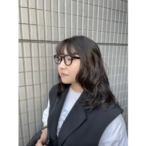 緩めパーマ