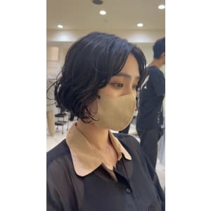 伸ばしかけボブパーマ