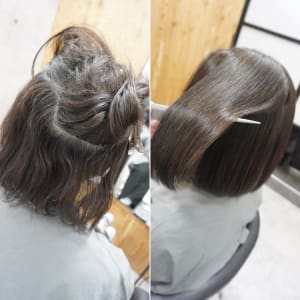髪質改善縮毛矯正スタイル
