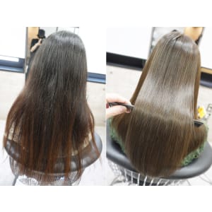 髪質改善縮毛矯正スタイル