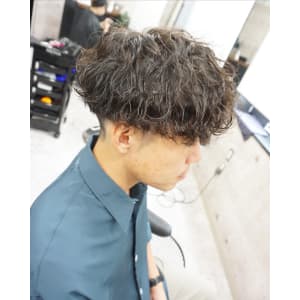 メンズ波巻きパーマスタイル