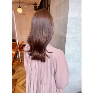 LOREN自由が丘＊透明感/ラベンダーアッシュ/ひし形ロング