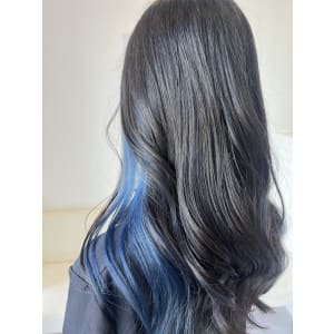 ブルーインナーカラー - K&K hair design つつじが丘店【ケイアンドケイヘアーデザインツツジガオカテン】掲載中