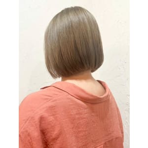 【Reir下北沢】*切りっぱなしボブ+シアーベージュ*