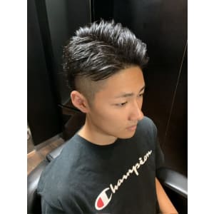 仙台　ツーブロック　ショートスタイル　メンズカット