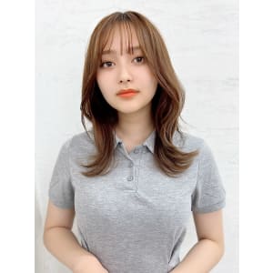 韓国風上品艶髪ロング20代30代くびれヘア