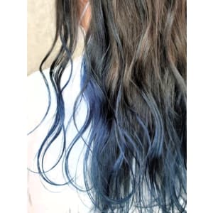 ブルー/ケアブリーチ/髪質改善/インナーカラー/ダブルカラー
