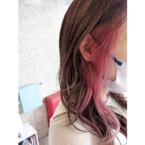 インナーカラー　ピンク - Hair design MOVE【ヘアーデザインムーヴ】掲載中